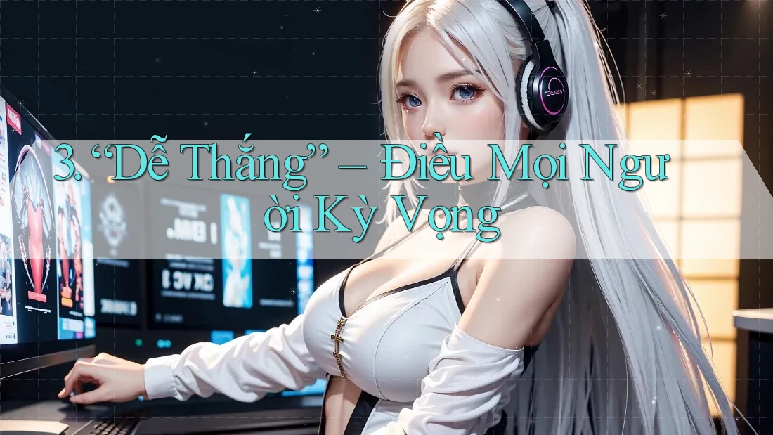 3. “Dễ Thắng” – Điều Mọi Người Kỳ Vọng 3. “Dễ Thắng” – Điều Mọi Người Kỳ Vọng