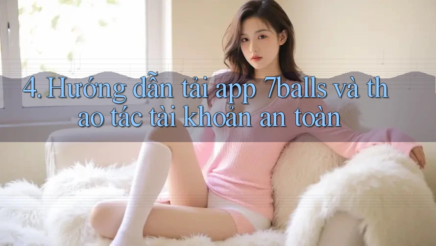 4. Hướng dẫn tải app 7balls và thao tác tài khoản an toàn