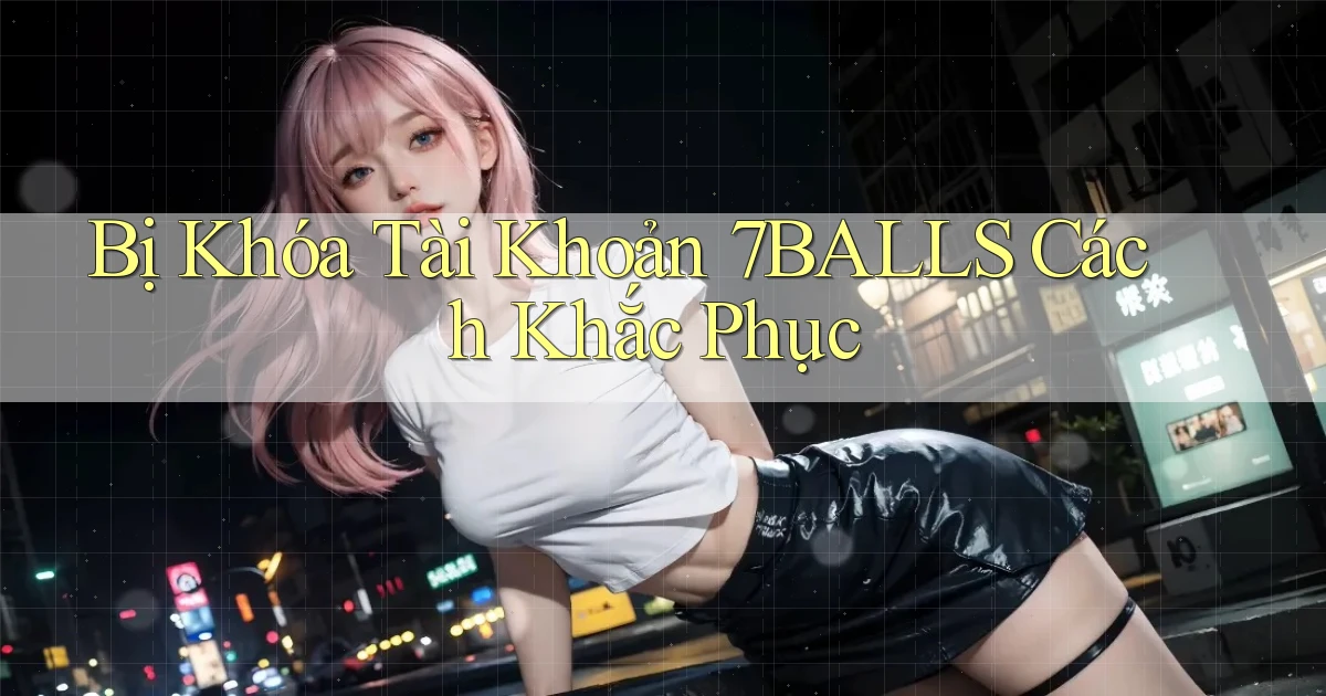 bị khóa tài khoản 7balls cách khắc phục