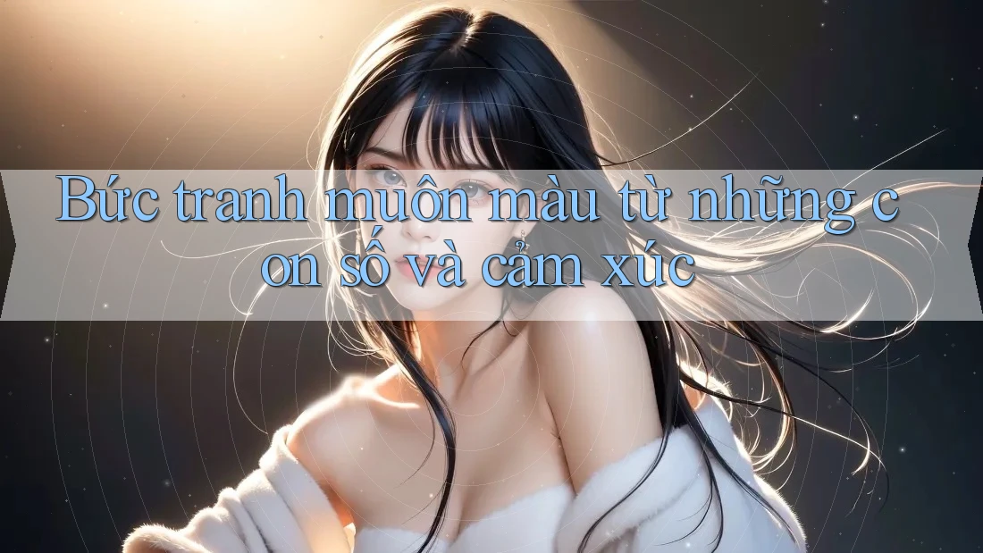 Bức tranh muôn màu từ những con số và cảm xúc Bức tranh muôn màu từ những con số và cảm xúc