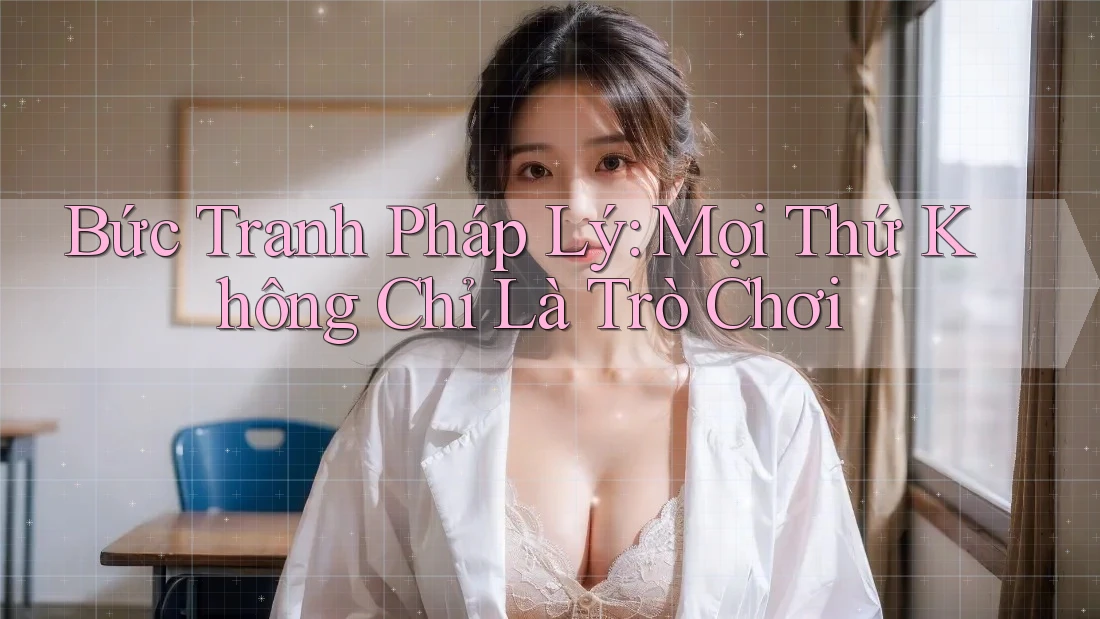Bức Tranh Pháp Lý: Mọi Thứ Không Chỉ Là Trò Chơi Bức Tranh Pháp Lý: Mọi Thứ Không Chỉ Là Trò Chơi