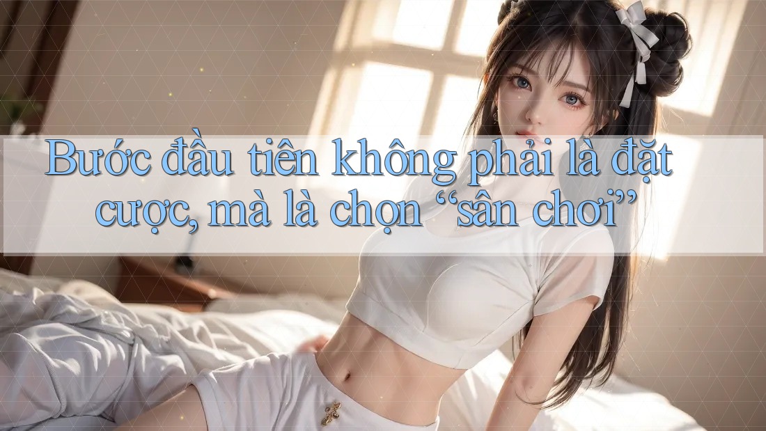 Bước đầu tiên không phải là đặt cược, mà là chọn “sân chơi”