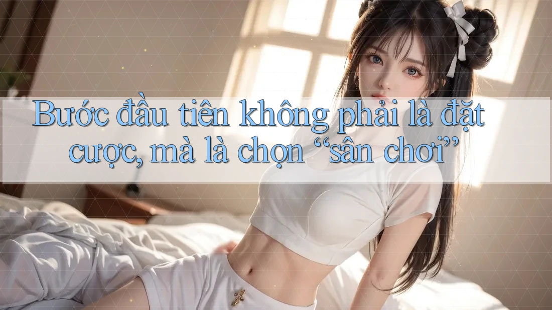 Bước đầu tiên không phải là đặt cược, mà là chọn “sân chơi”