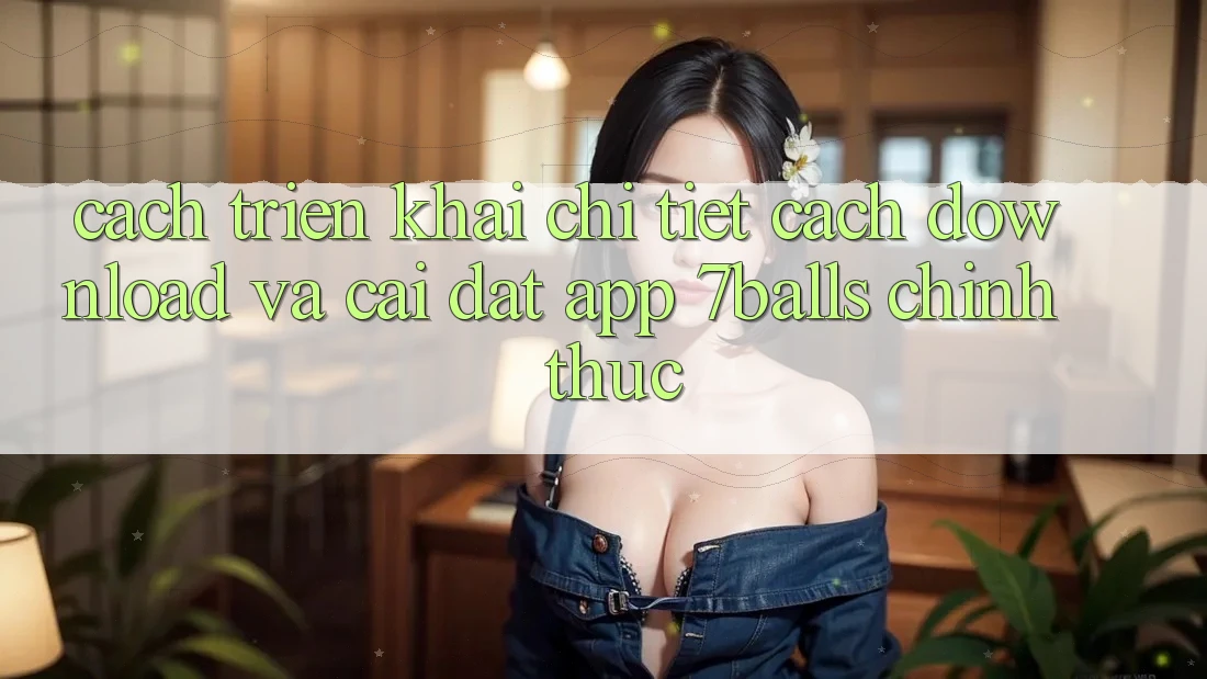 Cách triển khai Chi Tiết Cách Download Và Cài Đặt App 7balls Chính Thức Cách triển khai Chi Tiết Cách Download Và Cài Đặt App 7balls Chính Thức