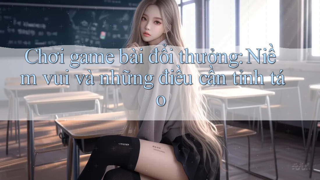 Chơi game bài đổi thưởng: Niềm vui và những điều cần tỉnh táo