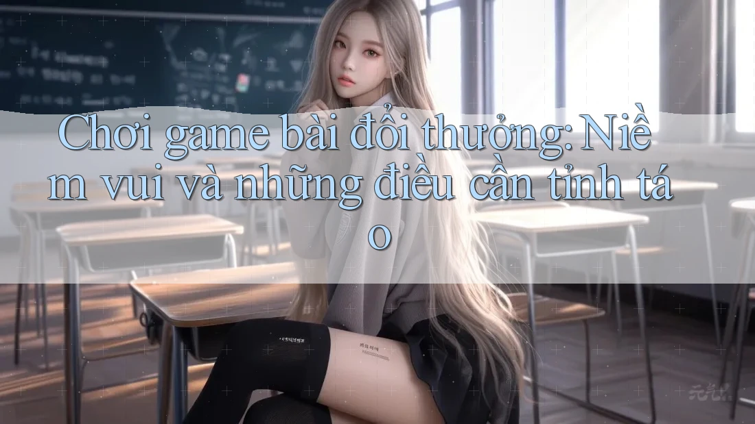 Chơi game bài đổi thưởng: Niềm vui và những điều cần tỉnh táo