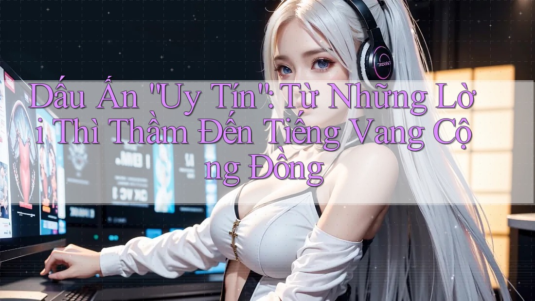 Dấu Ấn “Uy Tín”: Từ Những Lời Thì Thầm Đến Tiếng Vang Cộng Đồng