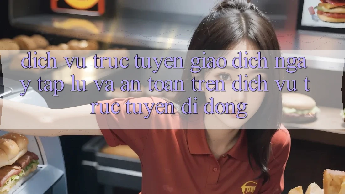 Dịch vụ trực tuyến Giao Dịch Ngay tắp lự Và An Toàn Trên Dịch vụ trực tuyến Di Động