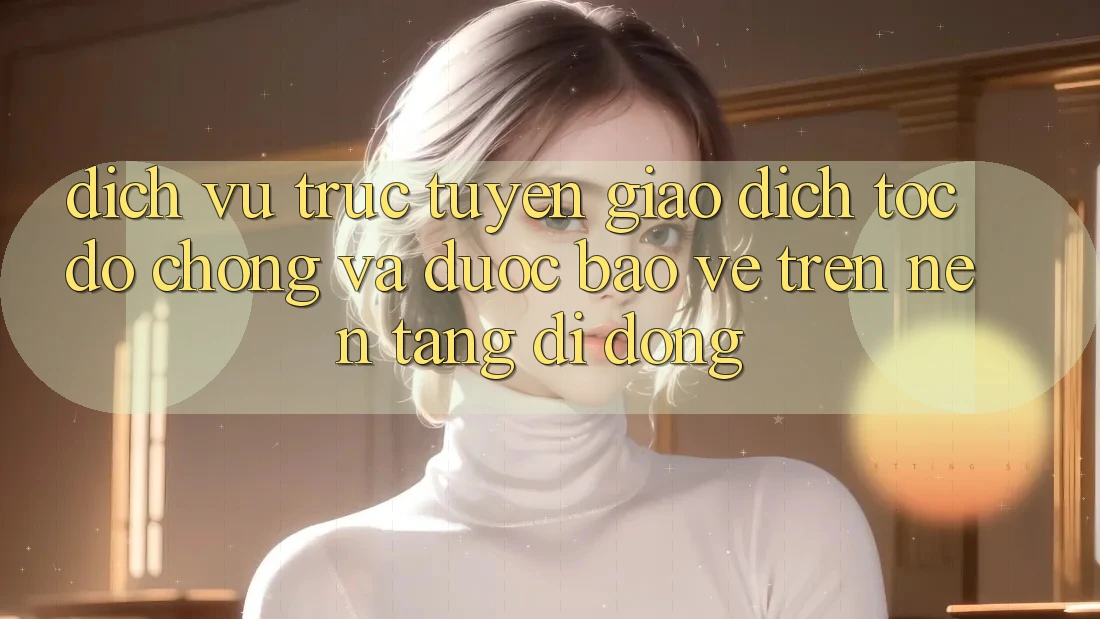 Dịch vụ trực tuyến Giao Dịch Tốc độ Chóng Và Được bảo vệ Trên Nền Tảng Di Động