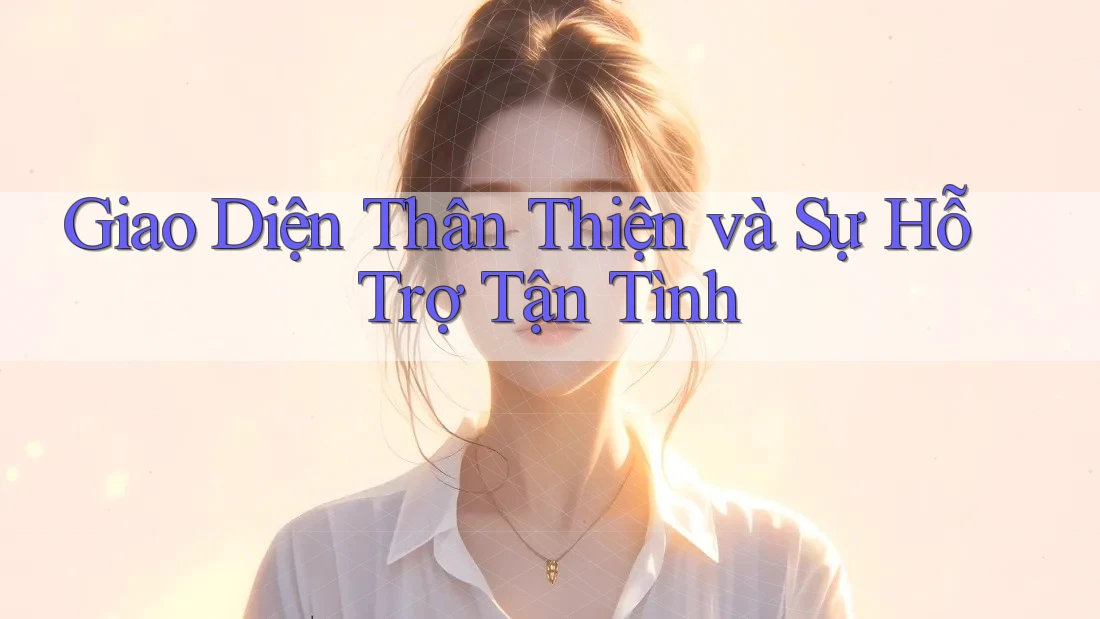 Giao Diện Thân Thiện và Sự Hỗ Trợ Tận Tình Giao Diện Thân Thiện và Sự Hỗ Trợ Tận Tình
