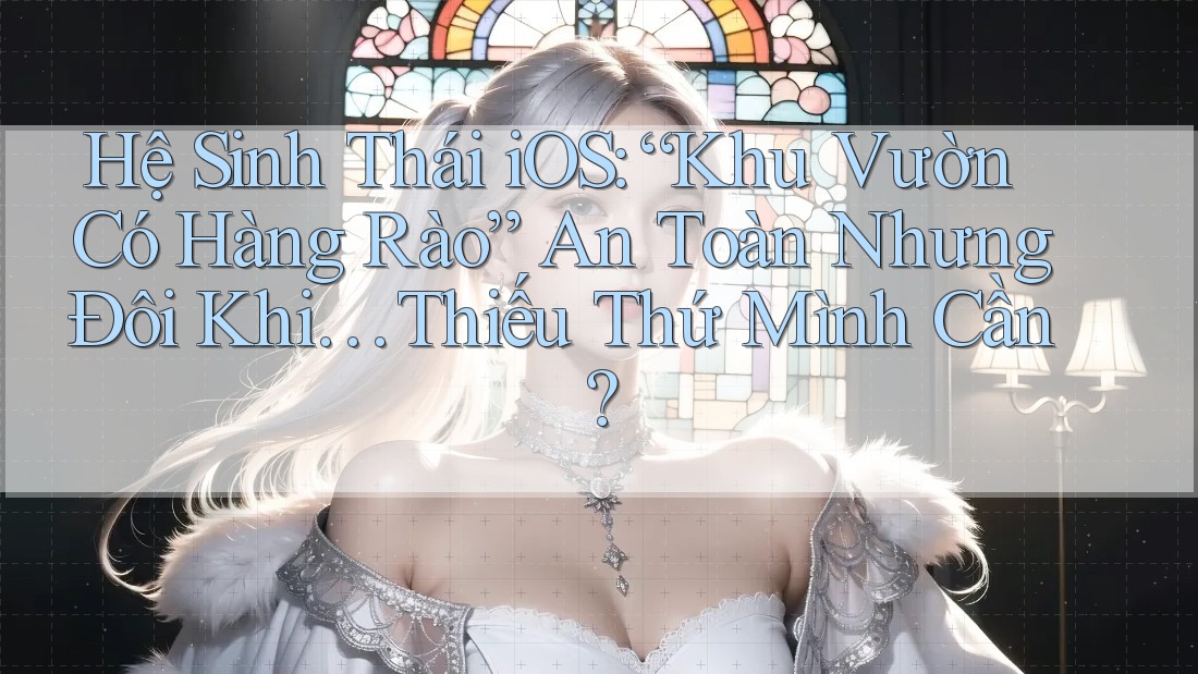 Hệ Sinh Thái iOS: “Khu Vườn Có Hàng Rào” An Toàn Nhưng Đôi Khi… Thiếu Thứ Mình Cần? Hệ Sinh Thái iOS: “Khu Vườn Có Hàng Rào” An Toàn Nhưng Đôi Khi… Thiếu Thứ Mình Cần?