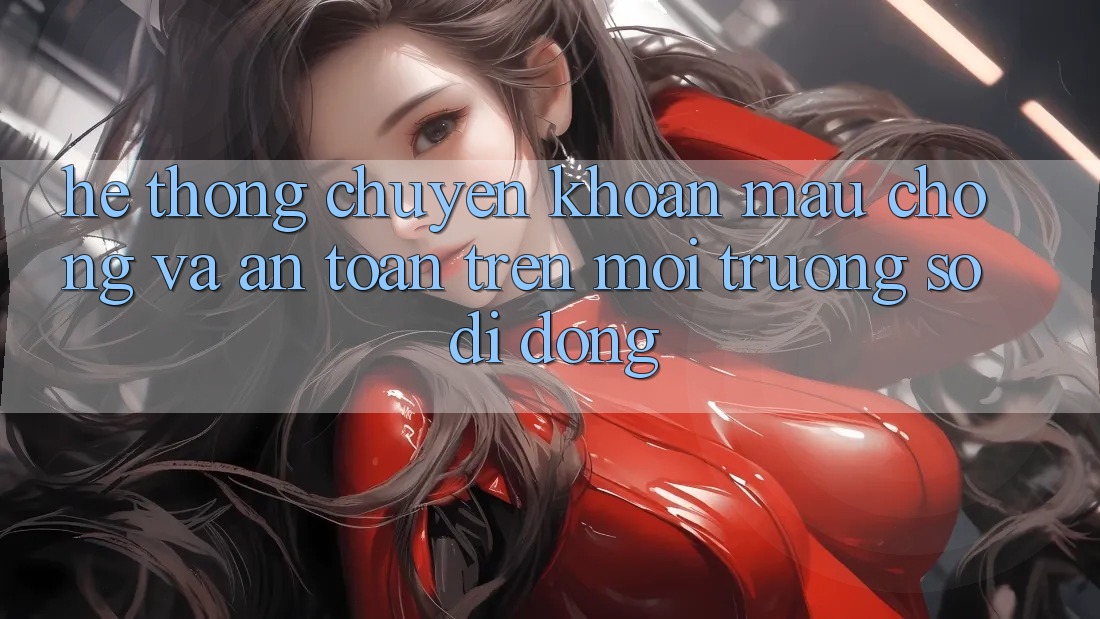 Hệ Thống Chuyển khoản Mau Chóng Và An Toàn Trên Môi trường số Di Động Hệ Thống Chuyển khoản Mau Chóng Và An Toàn Trên Môi trường số Di Động