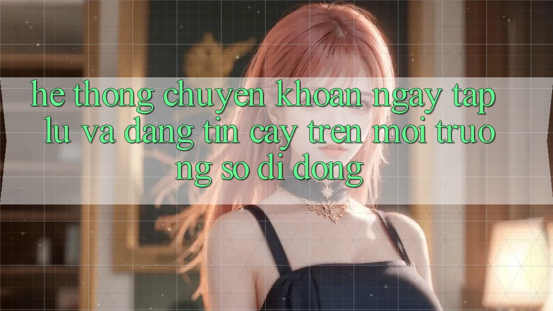 Hệ Thống Chuyển khoản Ngay tắp lự Và Đáng tin cậy Trên Môi trường số Di Động