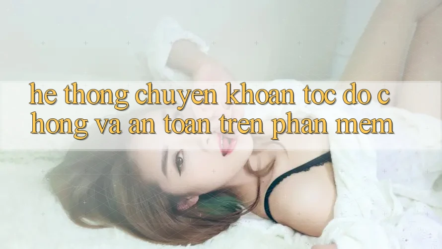 Hệ Thống Chuyển khoản Tốc độ Chóng Và An Toàn Trên Phần mềm