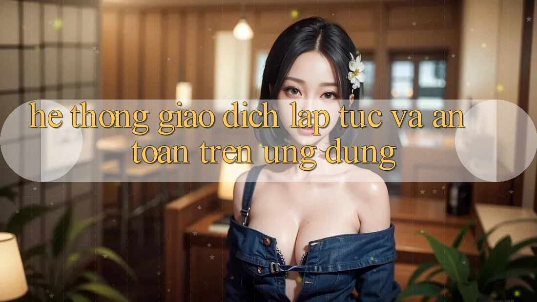 Hệ Thống Giao Dịch Lập tức Và An Toàn Trên Ứng dụng