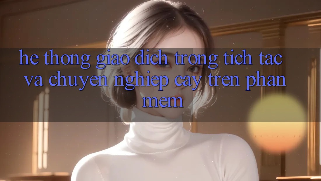 Hệ Thống Giao Dịch Trong tích tắc Và Chuyên nghiệp cậy Trên Phần mềm