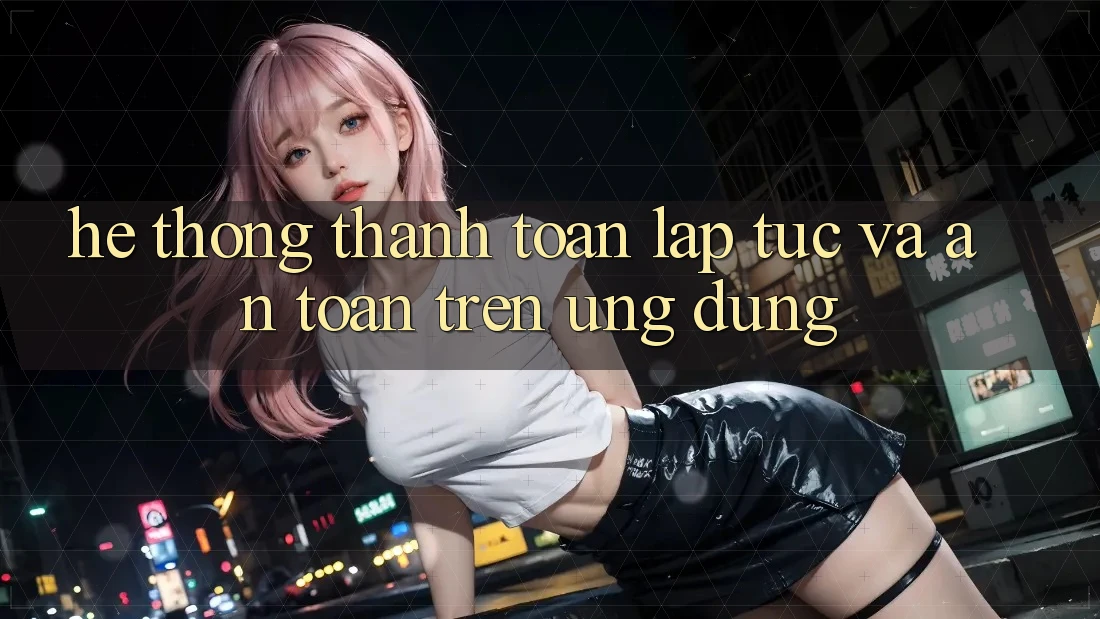Hệ Thống Thanh toán Lập tức Và An Toàn Trên Ứng dụng