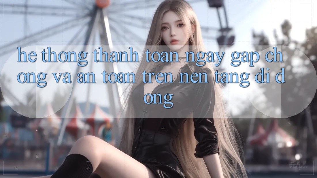 Hệ Thống Thanh toán Ngay gấp chóng Và An Toàn Trên Nền Tảng Di Động