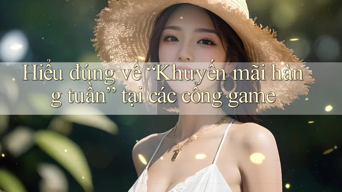 Hiểu đúng về “Khuyến mãi hàng tuần” tại các cổng game
