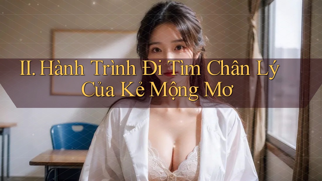 II. Hành Trình Đi Tìm Chân Lý Của Kẻ Mộng Mơ II. Hành Trình Đi Tìm Chân Lý Của Kẻ Mộng Mơ