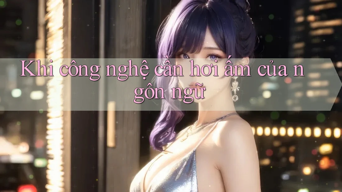 Khi công nghệ cần hơi ấm của ngôn ngữ