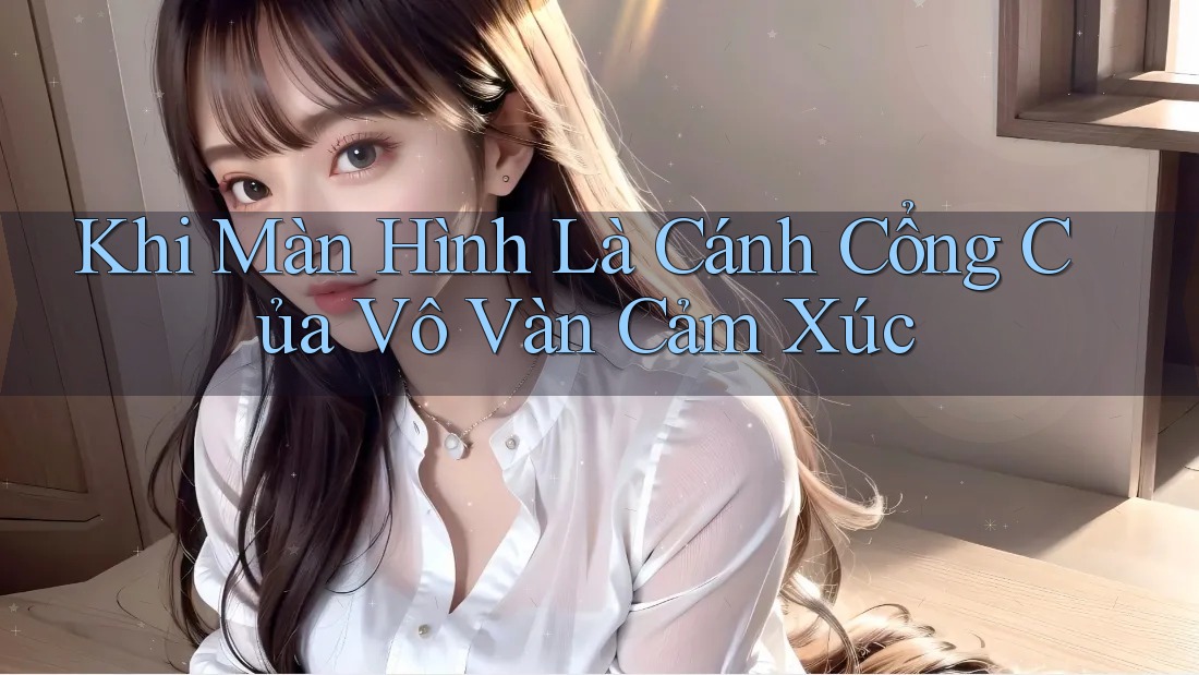 Khi Màn Hình Là Cánh Cổng Của Vô Vàn Cảm Xúc