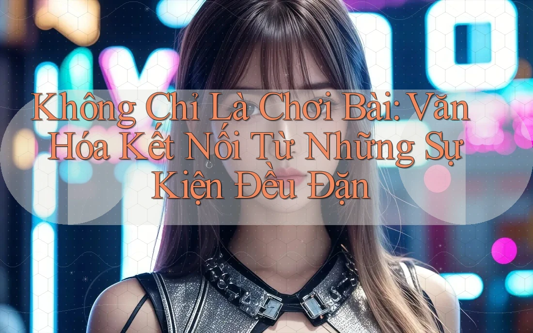 Không Chỉ Là Chơi Bài: Văn Hóa Kết Nối Từ Những Sự Kiện Đều Đặn Không Chỉ Là Chơi Bài: Văn Hóa Kết Nối Từ Những Sự Kiện Đều Đặn