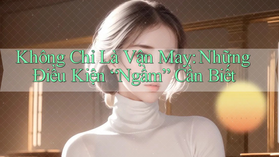 Không Chỉ Là Vận May: Những Điều Kiện “Ngầm” Cần Biết