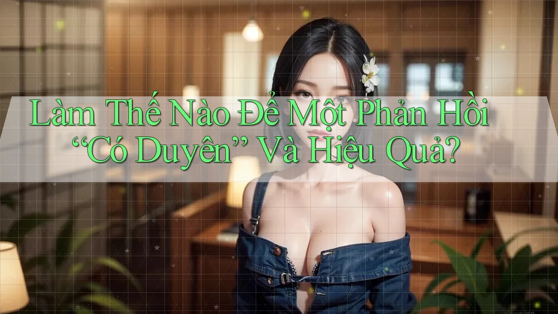 Làm Thế Nào Để Một Phản Hồi “Có Duyên” Và Hiệu Quả? Làm Thế Nào Để Một Phản Hồi “Có Duyên” Và Hiệu Quả?
