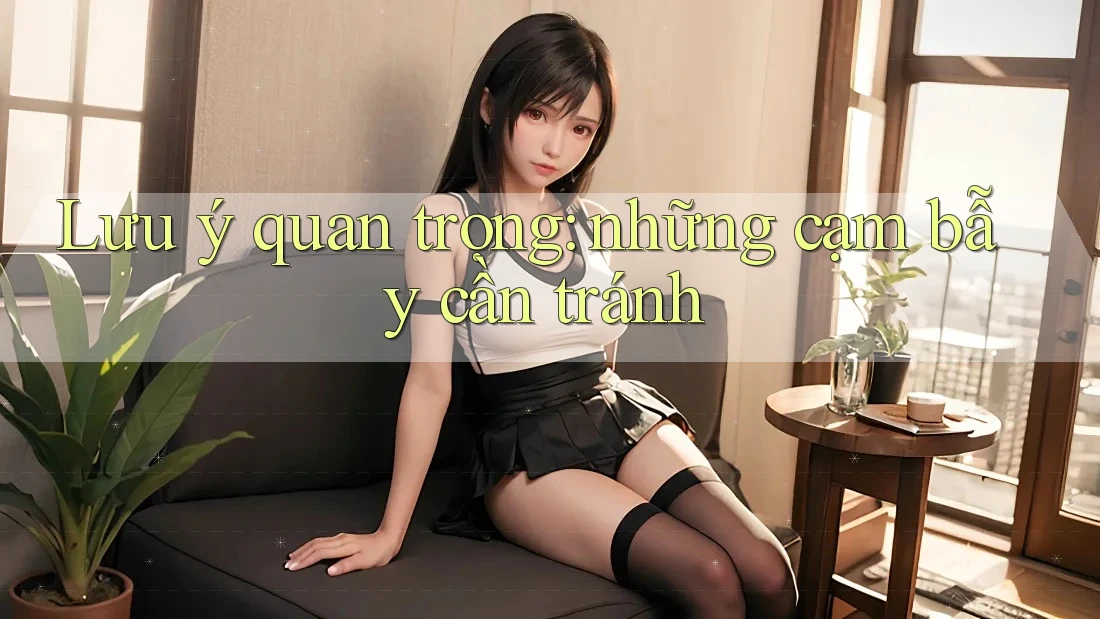 Lưu ý quan trọng: những cạm bẫy cần tránh