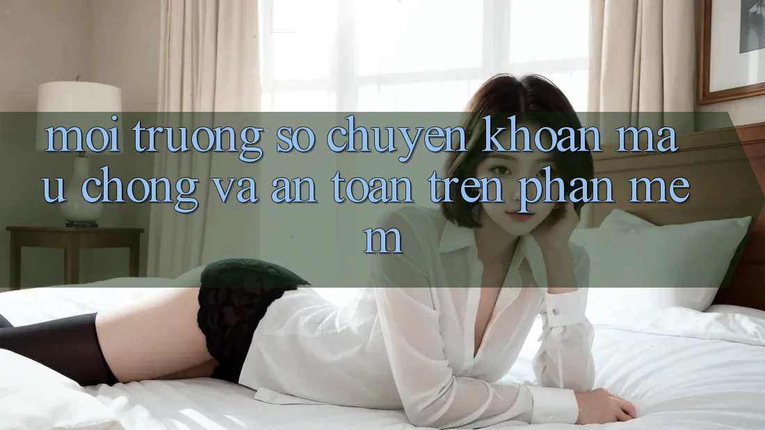 Môi trường số Chuyển khoản Mau Chóng Và An Toàn Trên Phần mềm