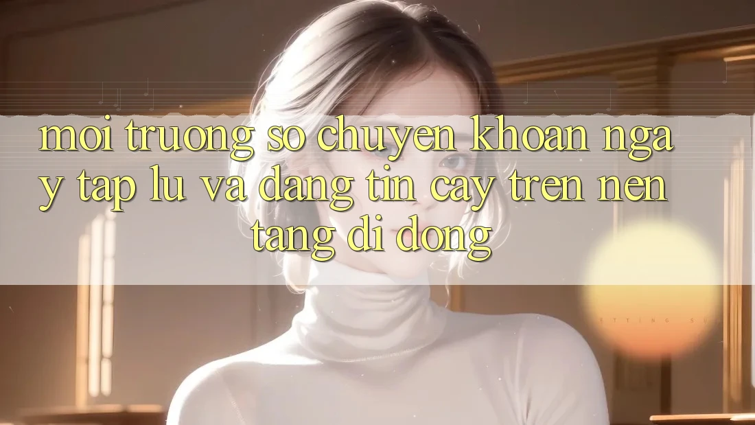 Môi trường số Chuyển khoản Ngay tắp lự Và Đáng tin cậy Trên Nền Tảng Di Động Môi trường số Chuyển khoản Ngay tắp lự Và Đáng tin cậy Trên Nền Tảng Di Động