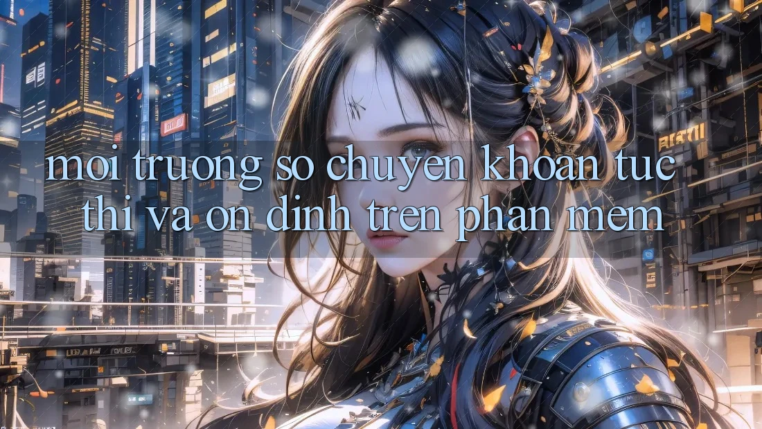 Môi trường số Chuyển khoản Tức thì Và Ổn định Trên Phần mềm Môi trường số Chuyển khoản Tức thì Và Ổn định Trên Phần mềm