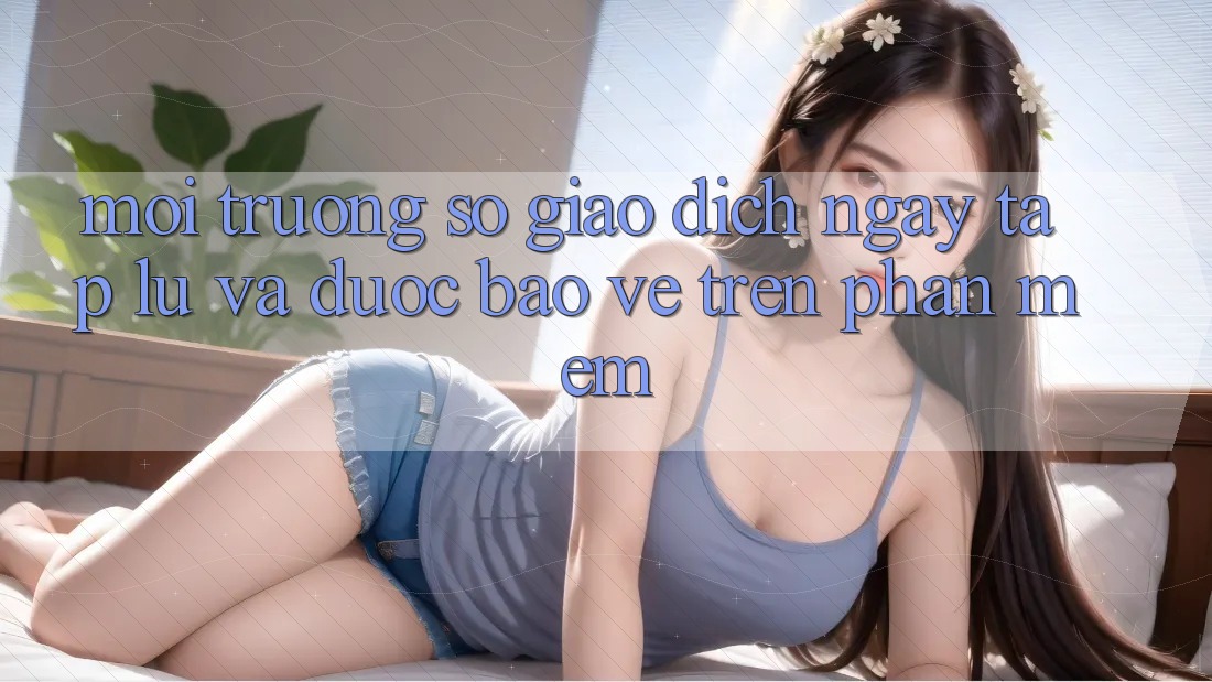 Môi trường số Giao Dịch Ngay tắp lự Và Được bảo vệ Trên Phần mềm Môi trường số Giao Dịch Ngay tắp lự Và Được bảo vệ Trên Phần mềm