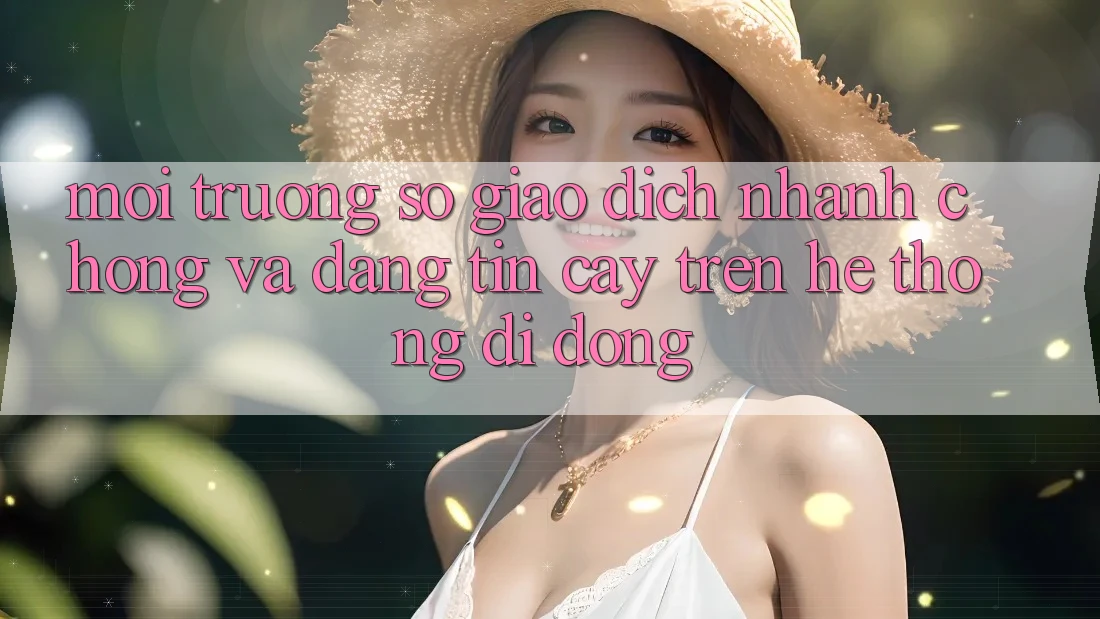 Môi trường số Giao Dịch Nhanh Chóng Và Đáng tin cậy Trên Hệ thống Di Động
