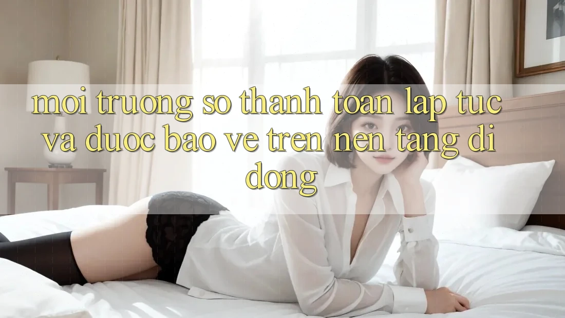 Môi trường số Thanh toán Lập tức Và Được bảo vệ Trên Nền Tảng Di Động