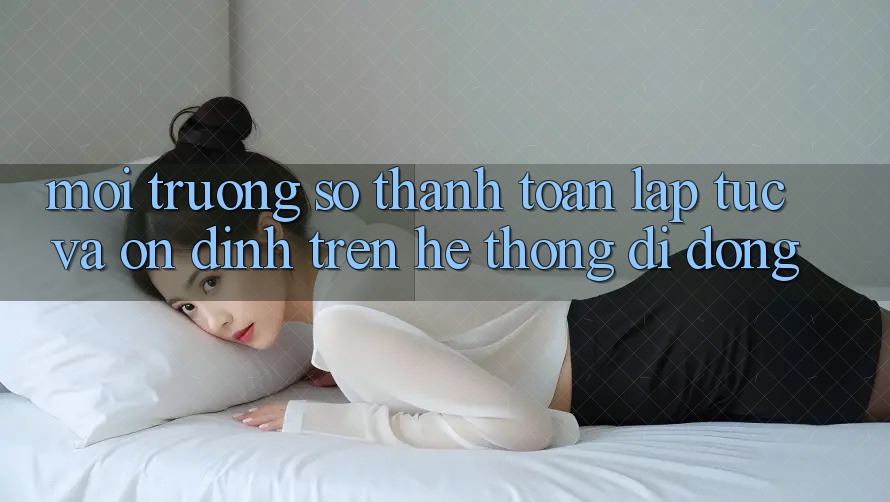 Môi trường số Thanh toán Lập tức Và Ổn định Trên Hệ thống Di Động Môi trường số Thanh toán Lập tức Và Ổn định Trên Hệ thống Di Động