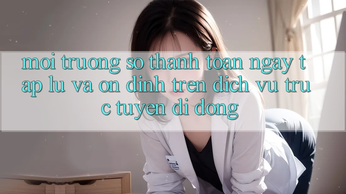 Môi trường số Thanh toán Ngay tắp lự Và Ổn định Trên Dịch vụ trực tuyến Di Động