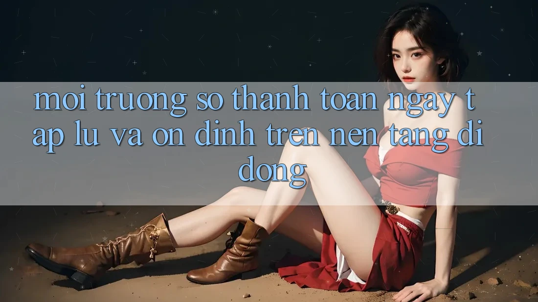 Môi trường số Thanh toán Ngay tắp lự Và Ổn định Trên Nền Tảng Di Động
