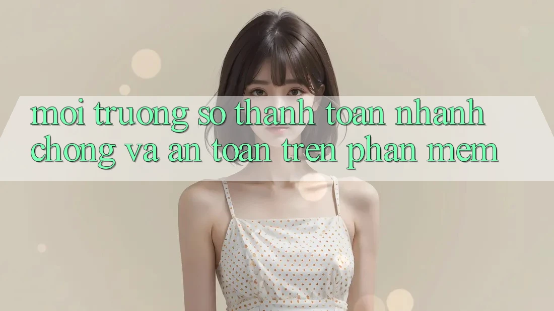 Môi trường số Thanh toán Nhanh chóng Và An Toàn Trên Phần mềm