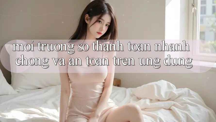 Môi trường số Thanh toán Nhanh Chóng Và An Toàn Trên Ứng dụng