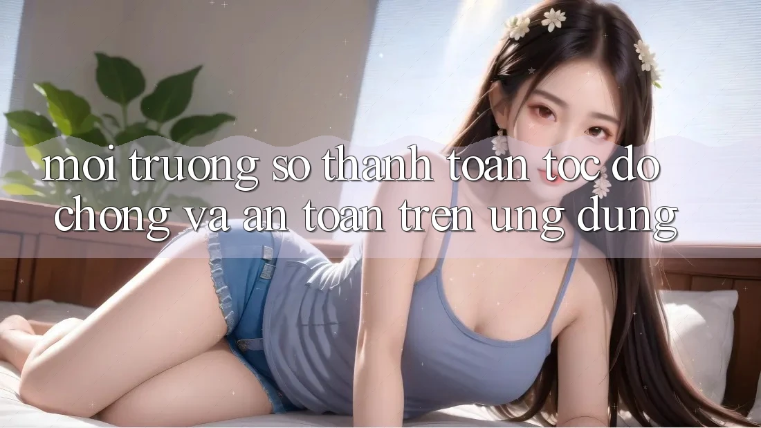 Môi trường số Thanh toán Tốc độ Chóng Và An Toàn Trên Ứng dụng