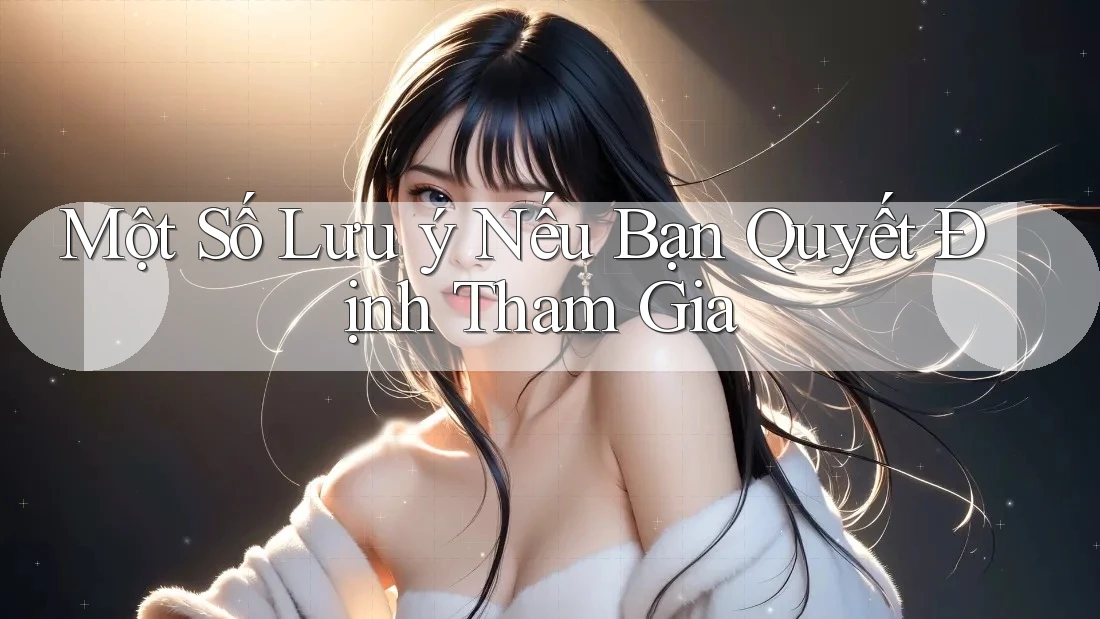 Một Số Lưu ý Nếu Bạn Quyết Định Tham Gia