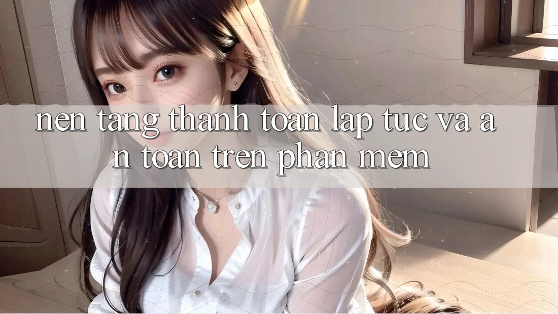 Nền tảng Thanh toán Lập tức Và An Toàn Trên Phần mềm