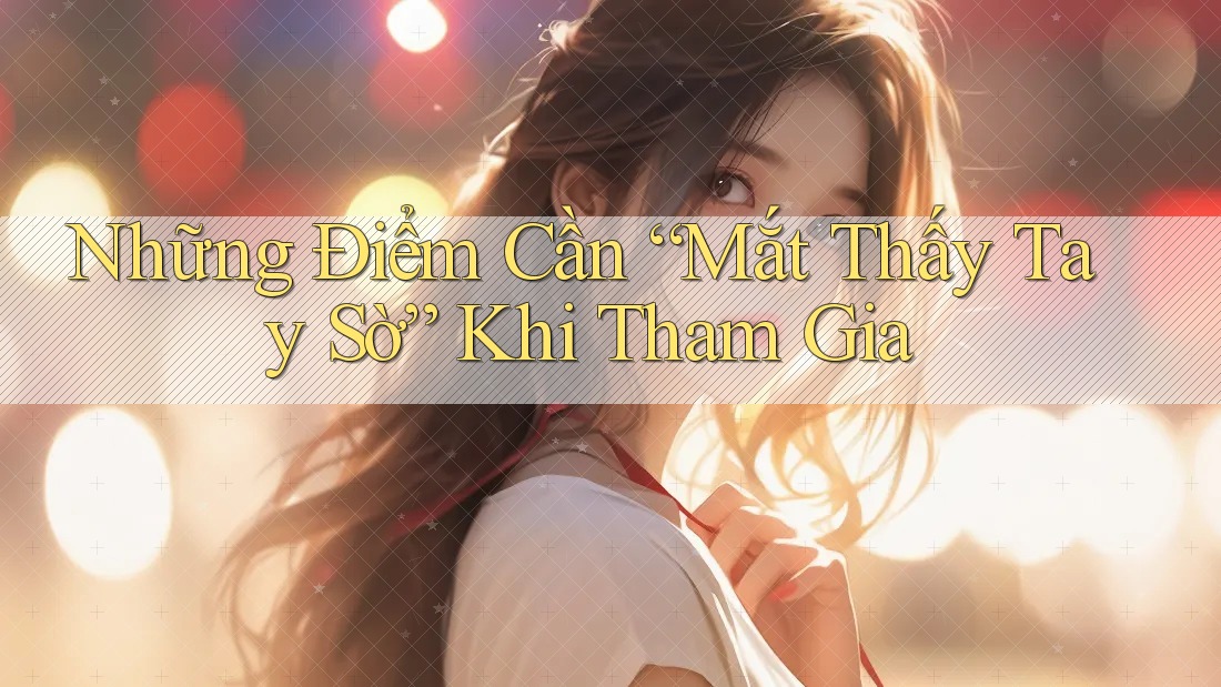Những Điểm Cần “Mắt Thấy Tay Sờ” Khi Tham Gia