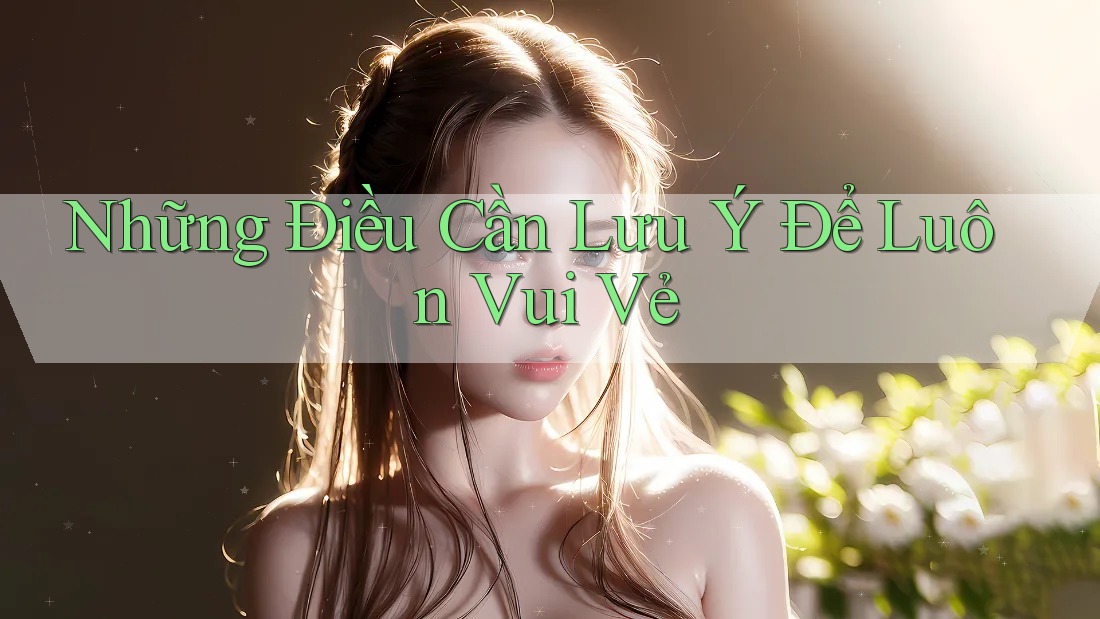 Những Điều Cần Lưu Ý Để Luôn Vui Vẻ