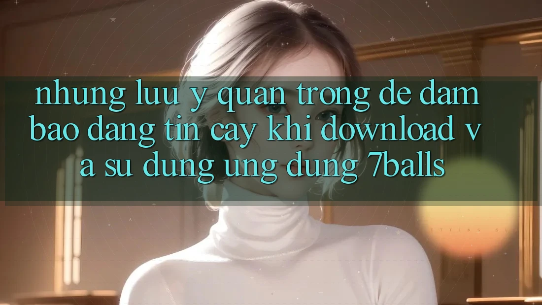 Những Lưu Ý Quan Trọng Để Đảm Bảo Đáng tin cậy Khi Download Và Sử Dụng Ứng dụng 7balls