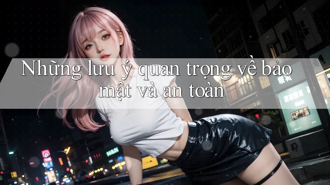 Những lưu ý quan trọng về bảo mật và an toàn Những lưu ý quan trọng về bảo mật và an toàn