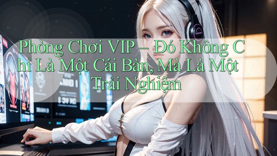 Phòng Chơi VIP – Đó Không Chỉ Là Một Cái Bàn, Mà Là Một Trải Nghiệm