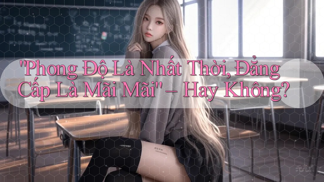 “Phong Độ Là Nhất Thời, Đẳng Cấp Là Mãi Mãi” – Hay Không?